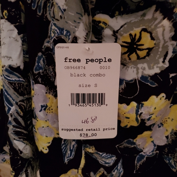 🌸Free People Baha Babe Floral Top🌸 - Picture 7 of 8